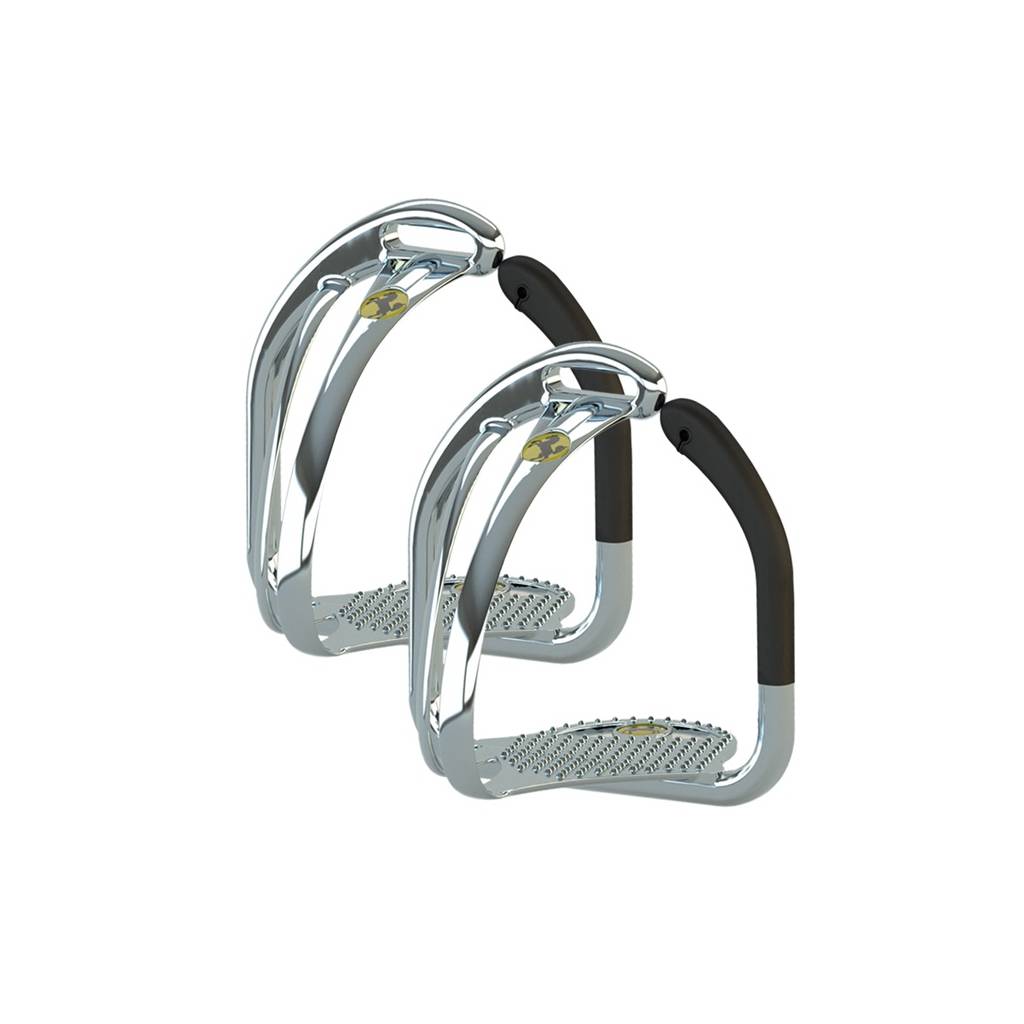 Space Technology Safety English Stirrups Irons - Sold in Pairs