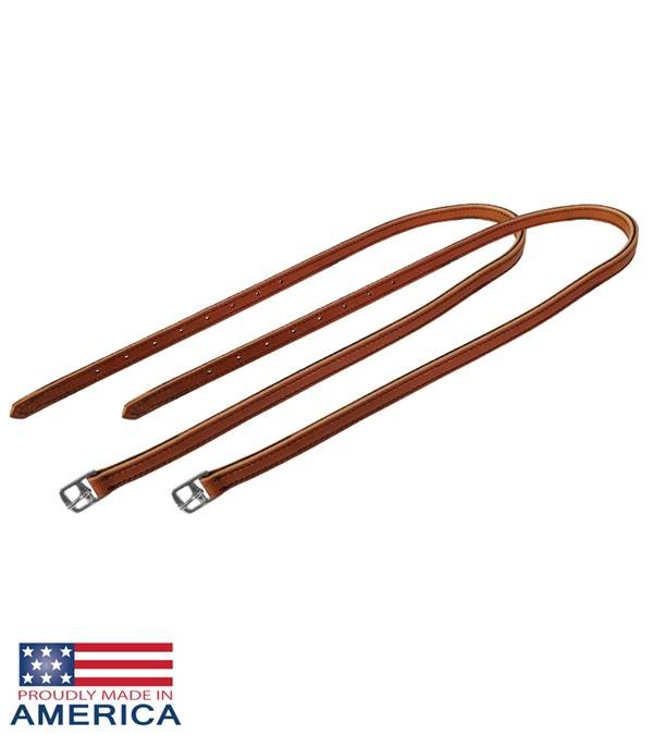 Feather-Weight Leather Race Stirrups 3/4 - Sold in Pairs