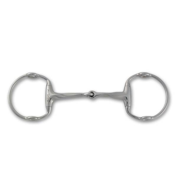 Stubben Steeltec Single Joint Twisted Mouth Gag Bit