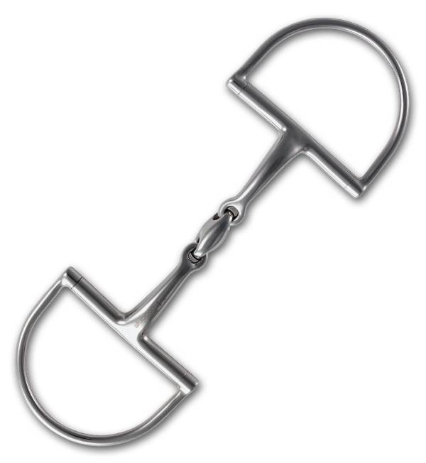 Stubben Steeltec EZ Control D-Ring Snaffle Bit - Rigid Effect