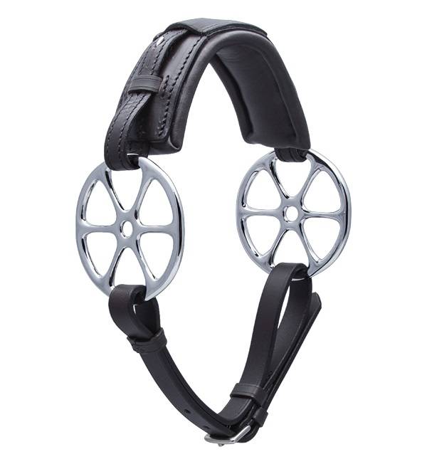 Stubben Steeltec Flowerrings Hackamore Bit