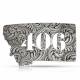 Montana Silversmiths Antiqued Montana 406 State Buckle