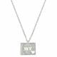 Montana Silversmiths Wyoming Is Where My Heart Is State Necklace