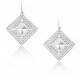 Montana Silversmiths Silver Diamond Pyramid Earrings