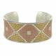 Montana Silversmiths Bright Lights Tri-Color Wide Cuff Bracelet