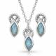 Montana Silversmiths Rooted in Water Jewelry Set