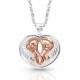Montana Silversmiths Inner Beauty Heart Necklace