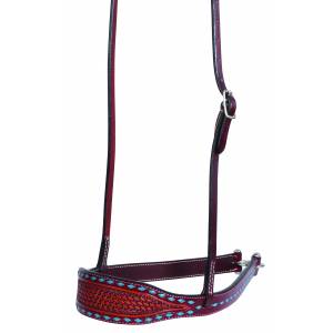 Professionals Choice Basket Weave Collection Tiedown Noseband