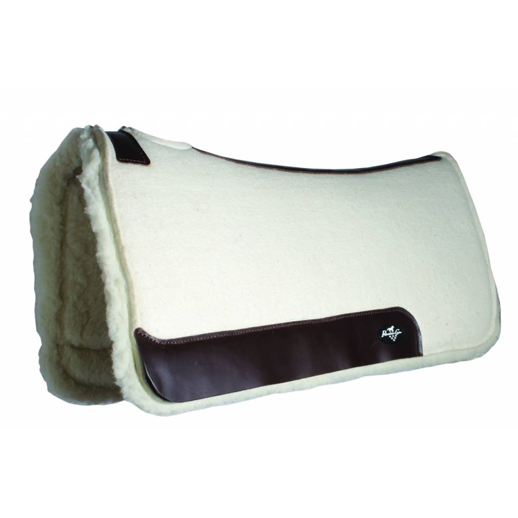 Professionals Choice Steam Pressed Comfort-Fit Felt Saddle Pad - 31 x 32