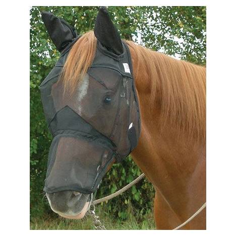 Cashel Quiet Ride Mule Fly Mask - Long Nose with Ears