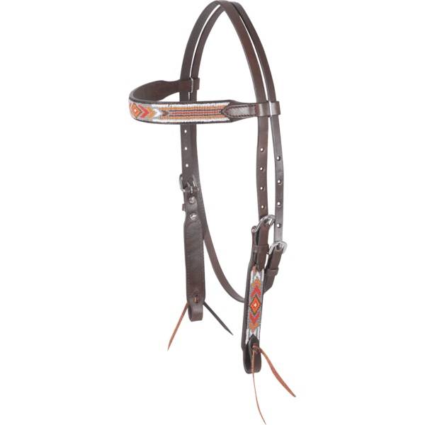Cashel Beaded Browband Headstall - Gallup