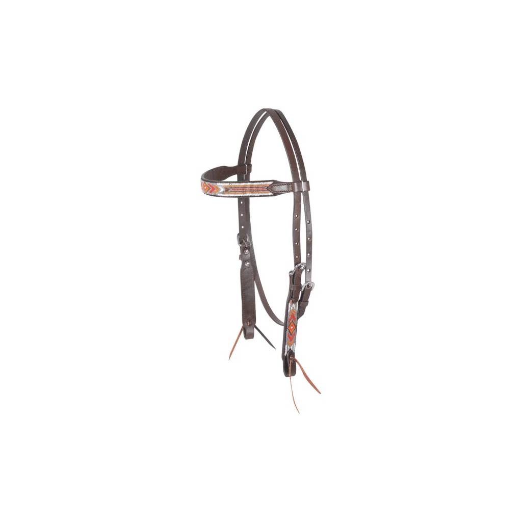Cashel Beaded Browband Headstall - Gallup