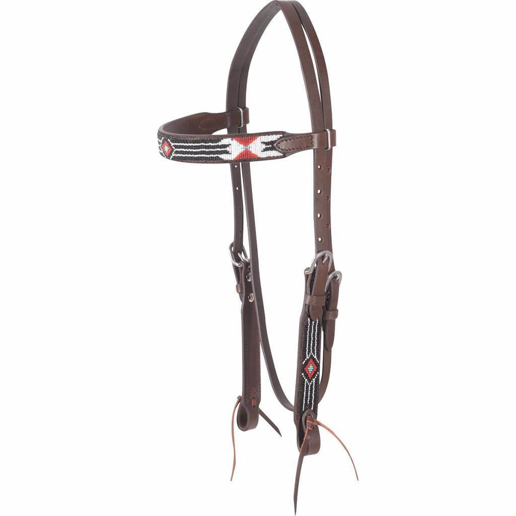 Cashel Beaded Browband Headstall - Taos