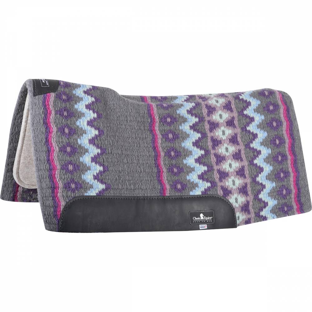Classic Equine ESP Saddle Pad, Blanket Top Saddle Pad 3/4" Thick