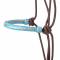 Classic Equine Braided Rawhide Rope Halter with 8' Lead