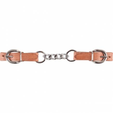 Classic Equine Curb Strap with Stainless Steel Links