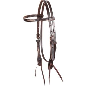Martin Saddlery Rawhide Laced Browband Headstall