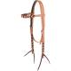 Martin Saddlery Browband Headstall with Blood Knots