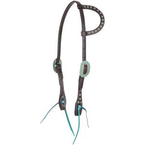 Martin Saddlery Turquoise Accented Headstall