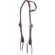 Martin Saddlery Slip Ear Headstall with Copper Buckle