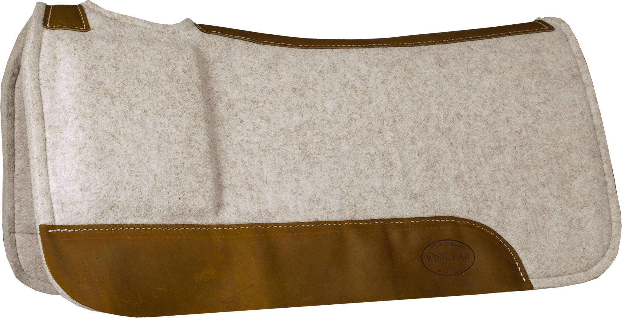 Mustang Contoured Wool Felt Saddle Pad with XRD Shims