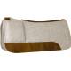 Mustang Contoured Wool Felt Saddle Pad with XRD Shims