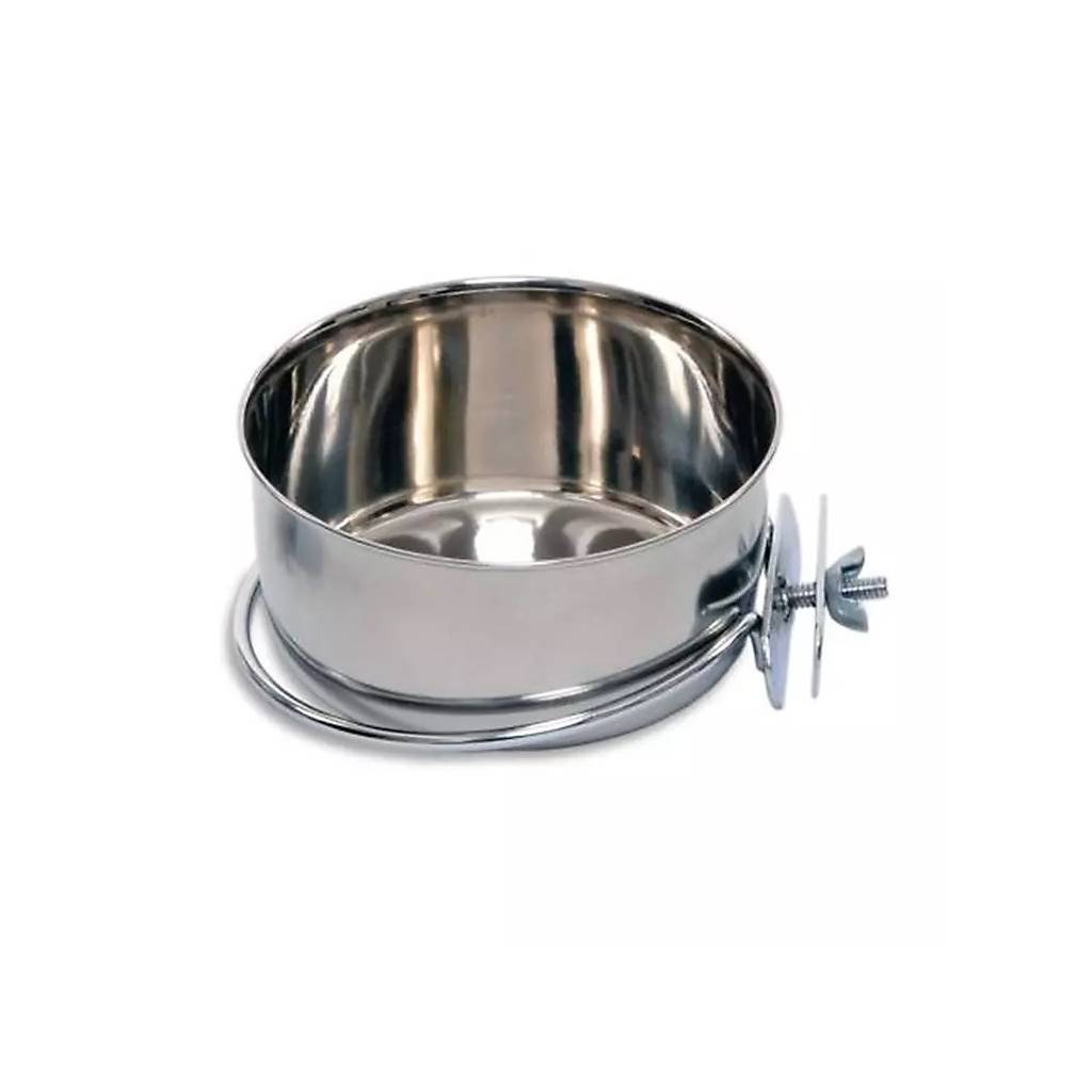 Indipets Stainless Steel Clamp-On Coop Cup