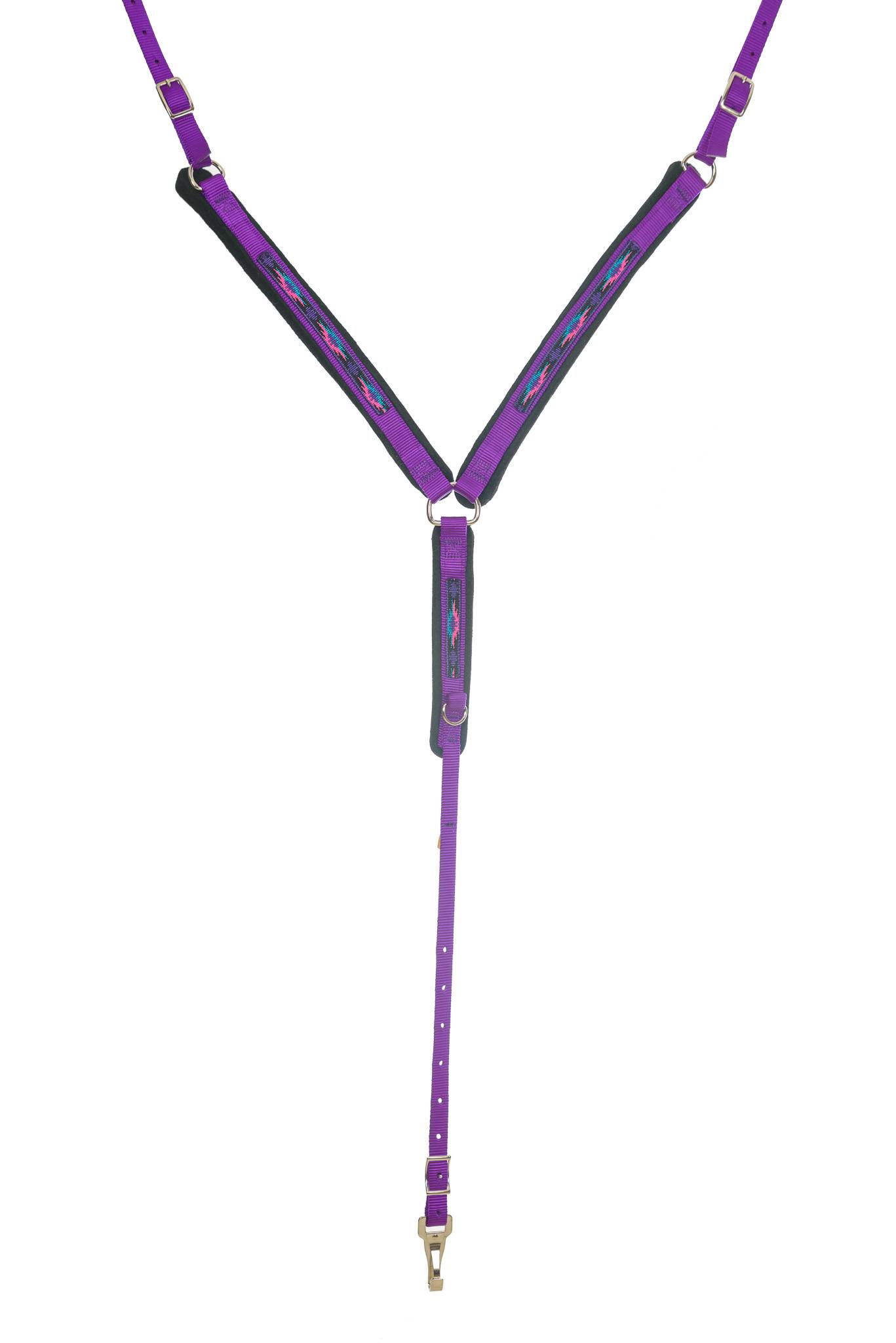 Triple E Nylon Breast Collar with Overlay