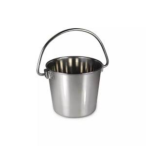2 Quart Stainless Steel Bucket Pail with Handle