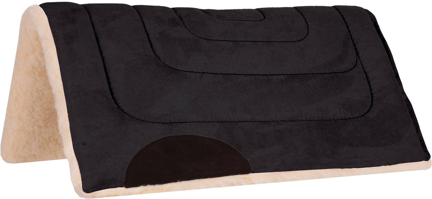 Mustang Faux Suede Pony Pad with Fleece Bottom