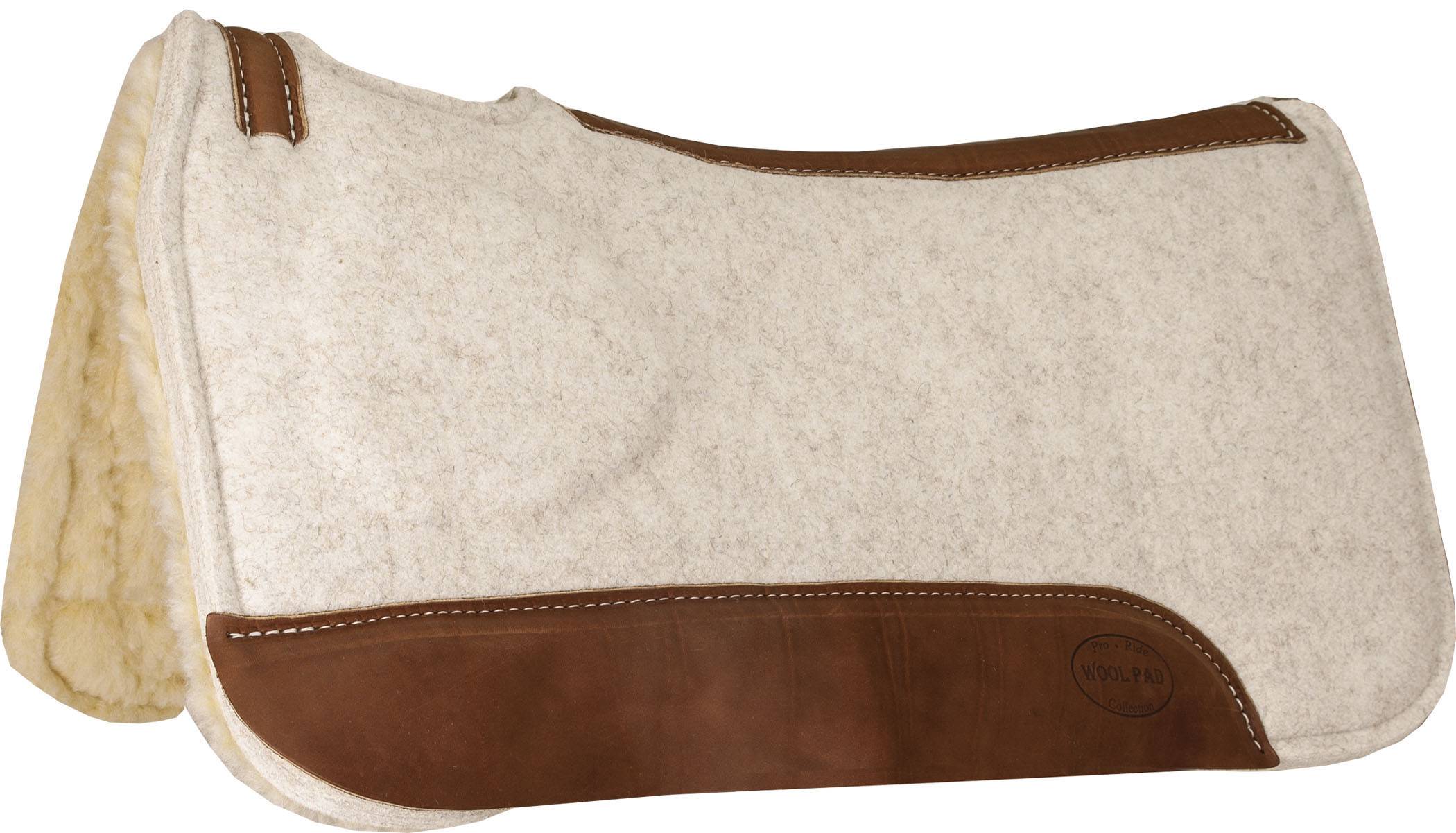 Mustang Tan Wool Correct Fit Fleece Bottom Pad