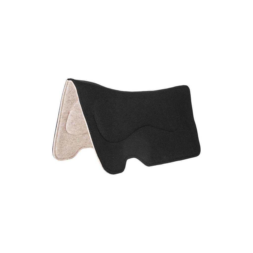 Mustang Contoured Wool Pad Liner with Saddle Bar Protection