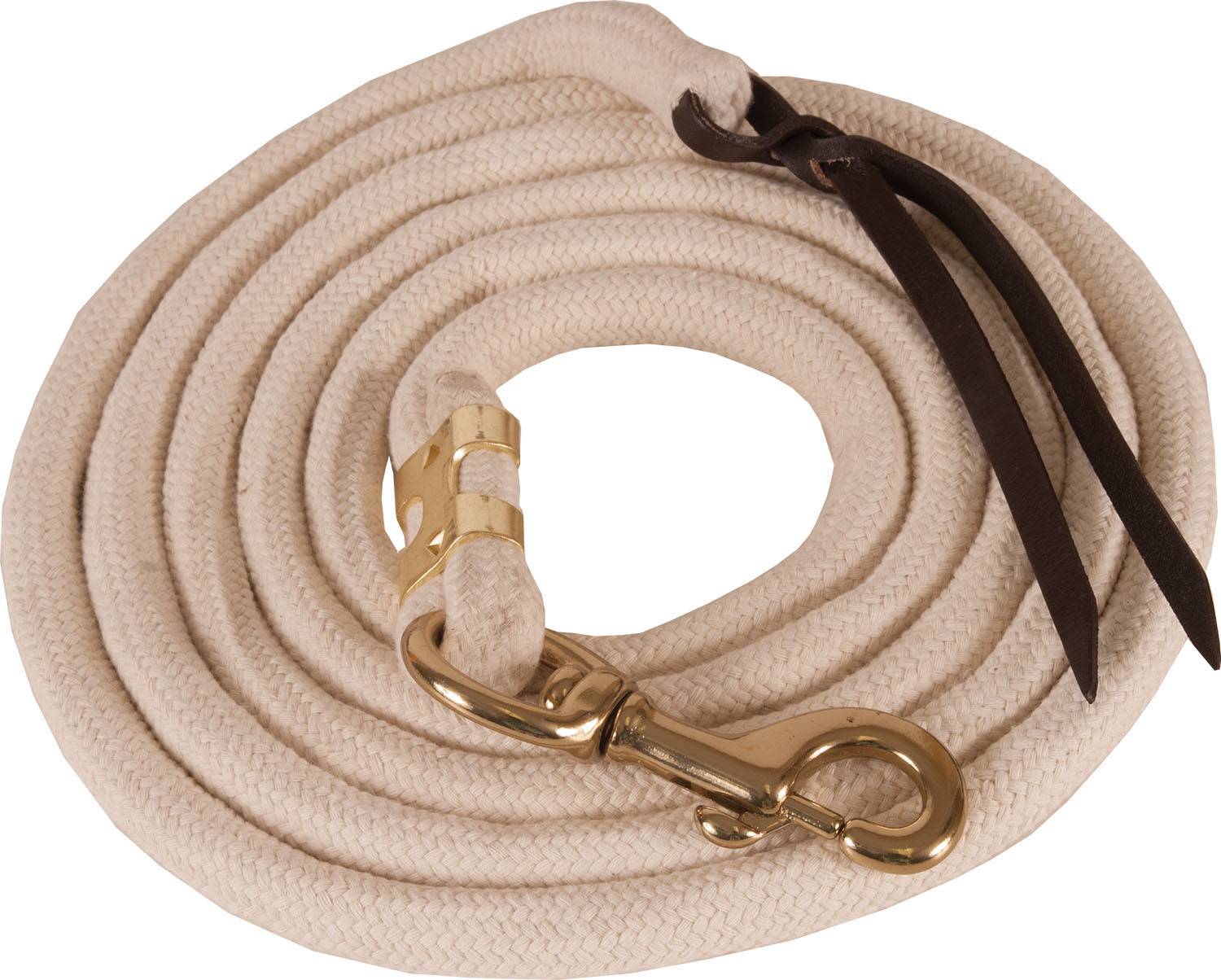 Mustang Pima Cotton Lead with Brass Plated Bolt Snap