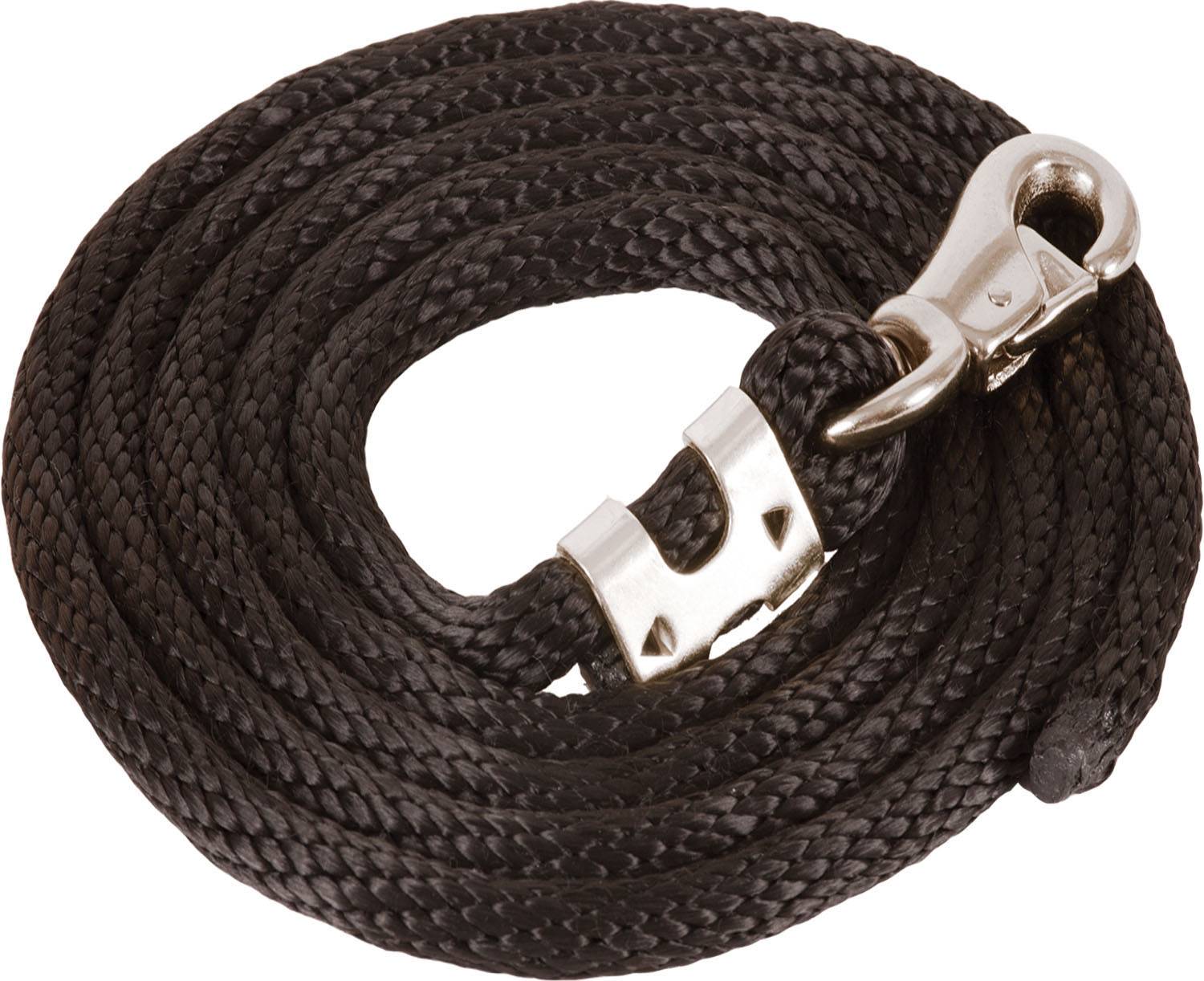 Mustang Poly Lead Rope with 1" Nickel Plated Bull Snap