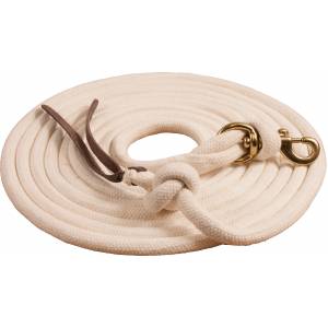 Mustang Pima Cotton Lunge Line with Brass Plated Bolt Snap