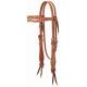 Weaver Leather Copper Blossom Straight Brow Headstall
