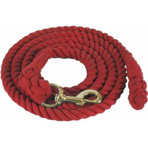 Mustang Cotton Lead Rope with Brass Plated 1-1/8