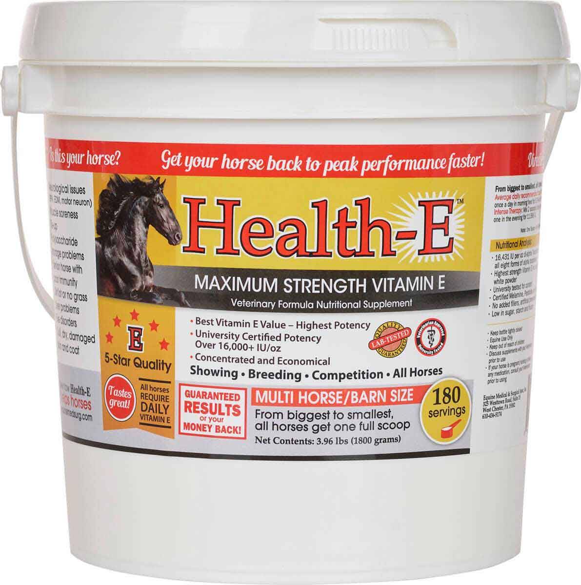 Equine Medical Health-E Maximum Strength Vitamin E Horse Supplement