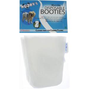 Noobys Multi Use Disposable Dog Booties - 8 Pack