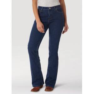 Wrangler Ladies As Real As Classic Fit Boot Cut Jeans