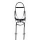 Aramas Square Mild Raised Wide Dressage Bridle with Leather Reins