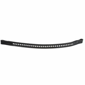 HK Aristocrat Square Crystal Browband - 5/8 Inch Wide