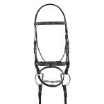 HK Americana Raised Padded Event Bridle with Flash and Web Reins