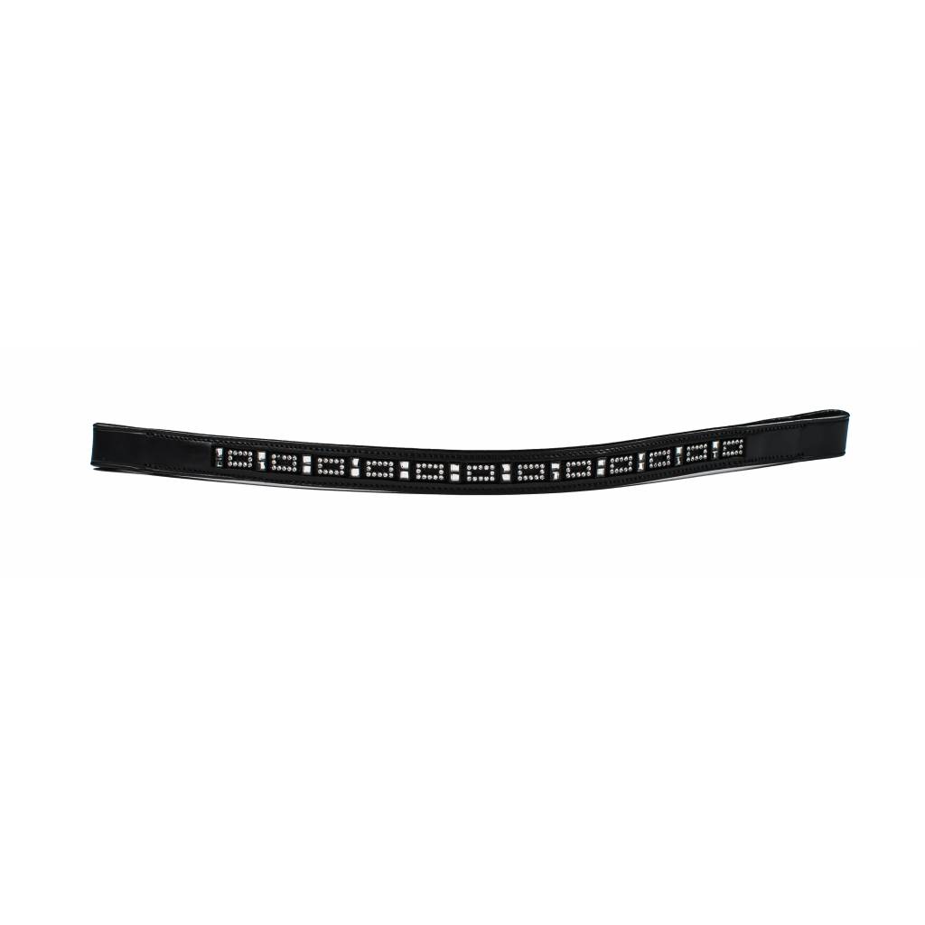 HK Americana Mini Square Crystal Browband- 3/4 Inch Wide