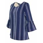 Outback Trading Ladies Lauren Blouse - Navy - X-Large