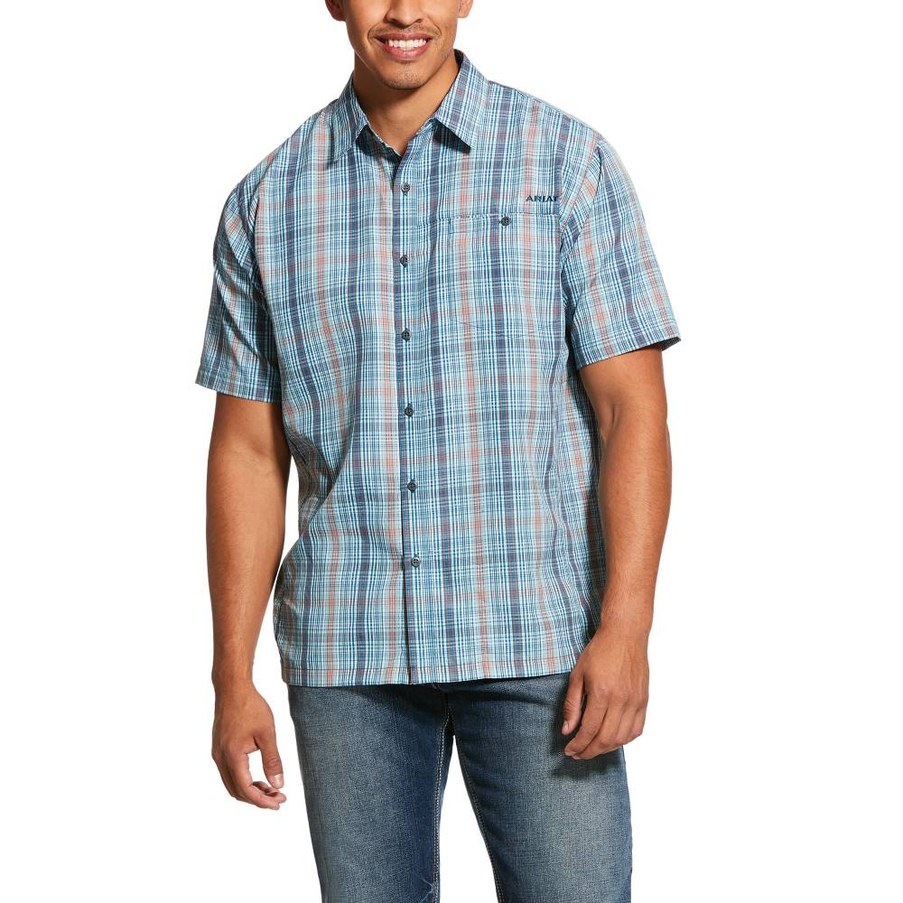 Ariat Mens TEK Solitude Stretch Classic Fit Short Sleeve Shirt