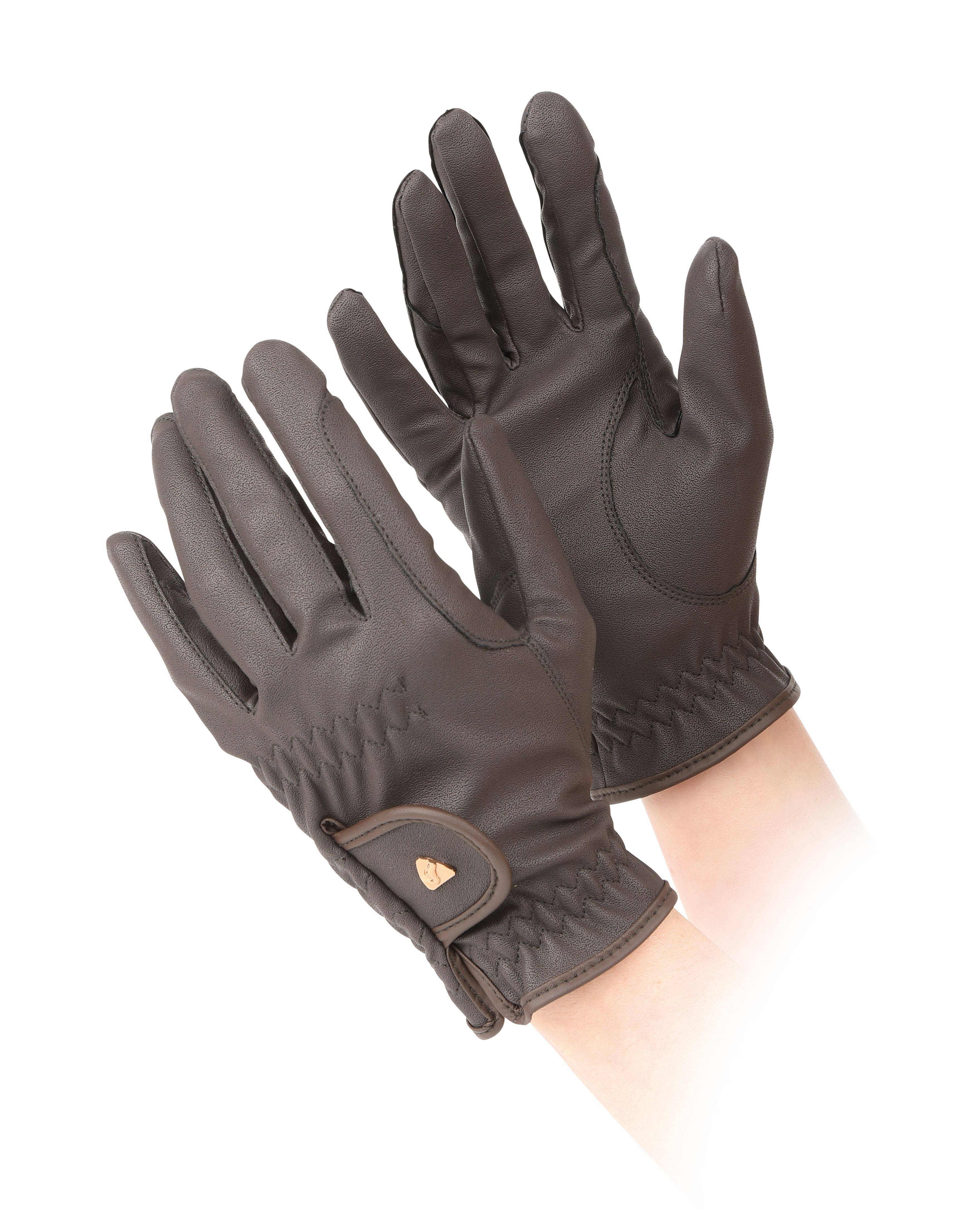 Shires Aubrion Kids PU Riding Gloves