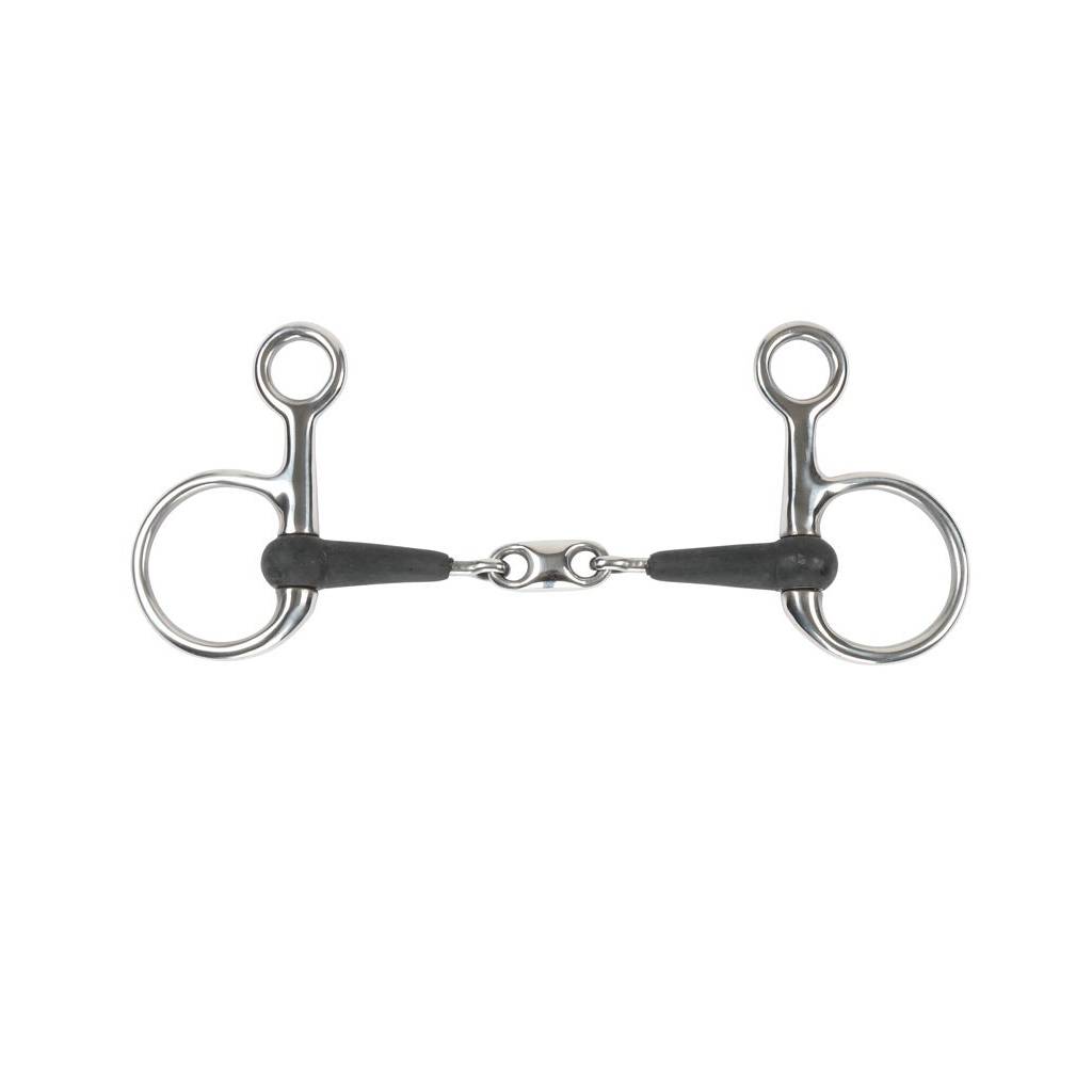 Shires Equikind+ Hanging Cheek Peanut Link Bit