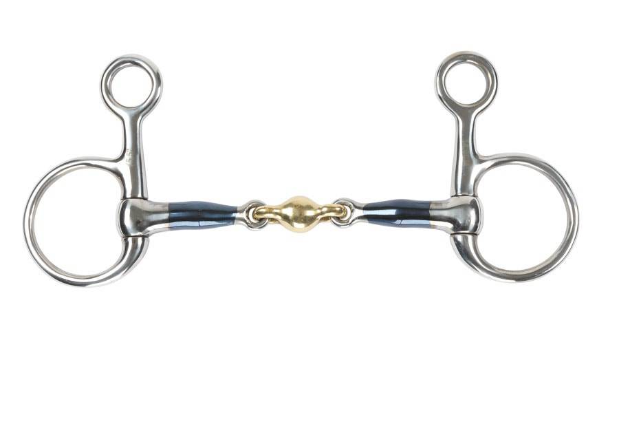 Shires Blue Sweet Iron Hanging Cheek with Lozenge Bit