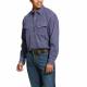 Ariat Mens Flame Resistant Mantle Classic Fit Snap Work Shirt
